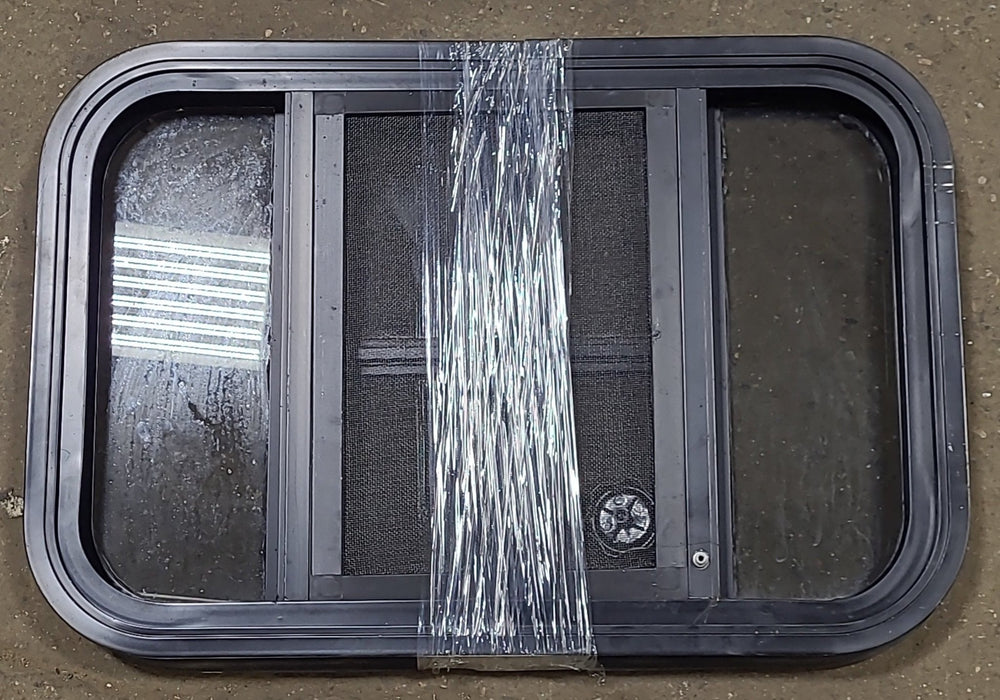 Black Radius Opening Window : 24 1/2" W X 16 1/2" H X 1 3/4" D