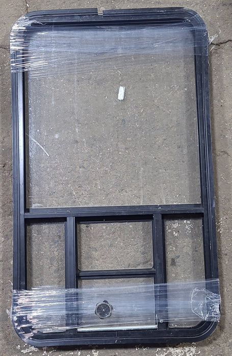 Black Radius Opening Window : 24 1/2" W x 41 3/4" H x 1 3/4" D