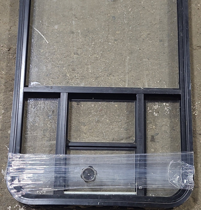 Black Radius Opening Window : 24 1/2" W x 41 3/4" H x 1 3/4" D