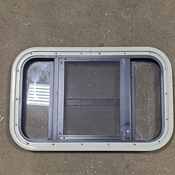 Black Radius Opening Window : 23 1/4" W X 14 1/4" H X 2" D