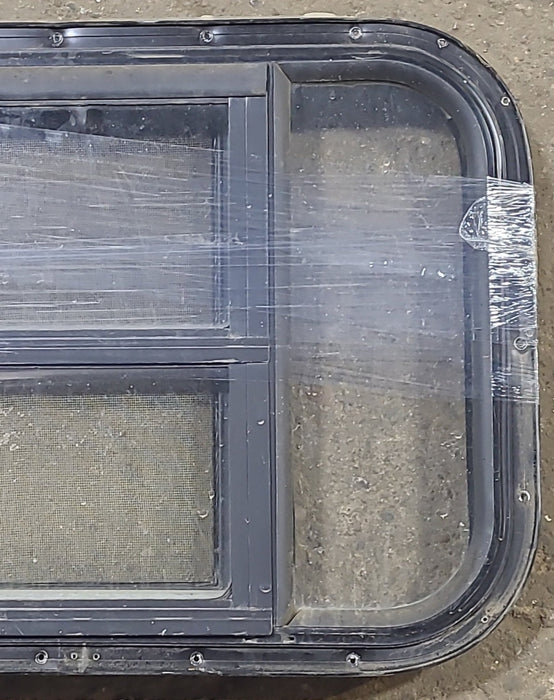 Black Radius Opening Window : 24 3/4" W X 16 1/2" H X 1 3/4" D