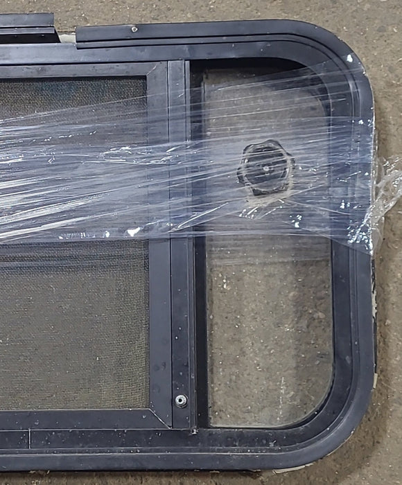 Black Radius Opening Window : 24 3/4" W X 16 1/2" H X 1 3/4" D