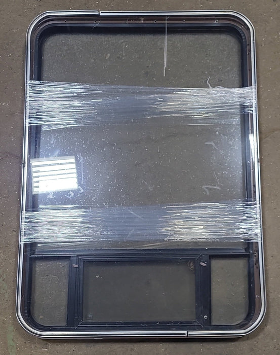Black Radius Opening Window : 29 1/2" W X 41 1/2" H X 1 7/8" D