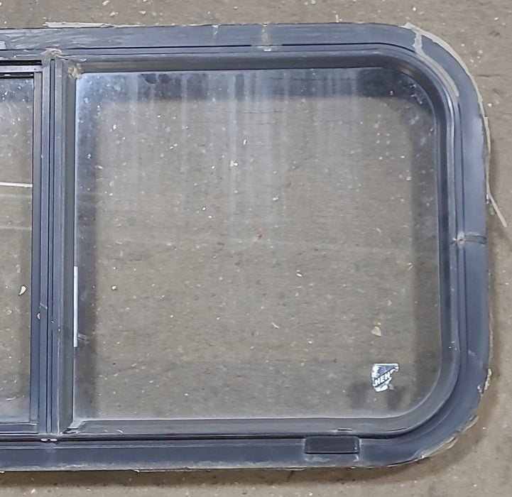 Black Radius Opening Window : 30 1/4" W X 15" H X 1 7/8" D