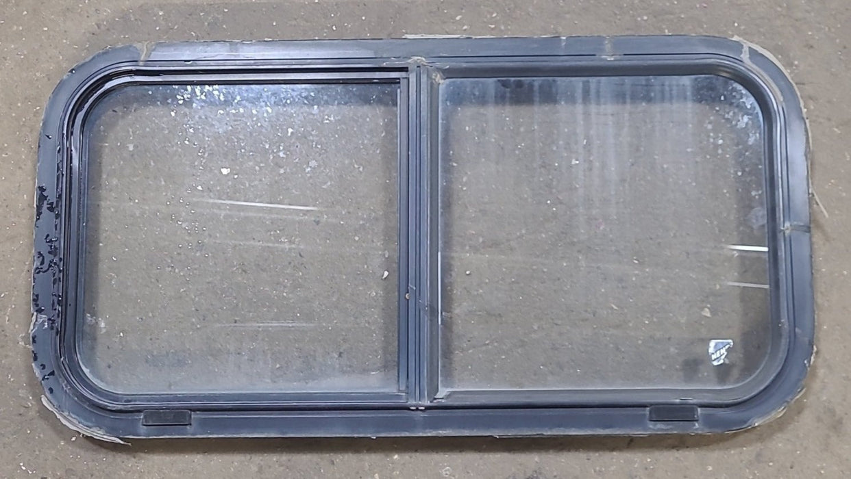 Black Radius Opening Window : 30 1/4" W X 15" H X 1 7/8" D