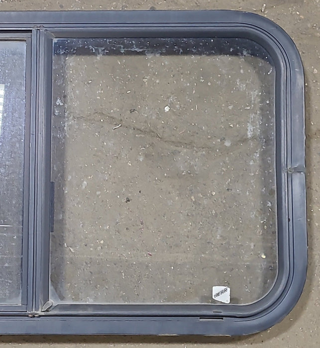 Black Radius Opening Window : 30 1/4" W X 17 3/4" H X 1 7/8" D