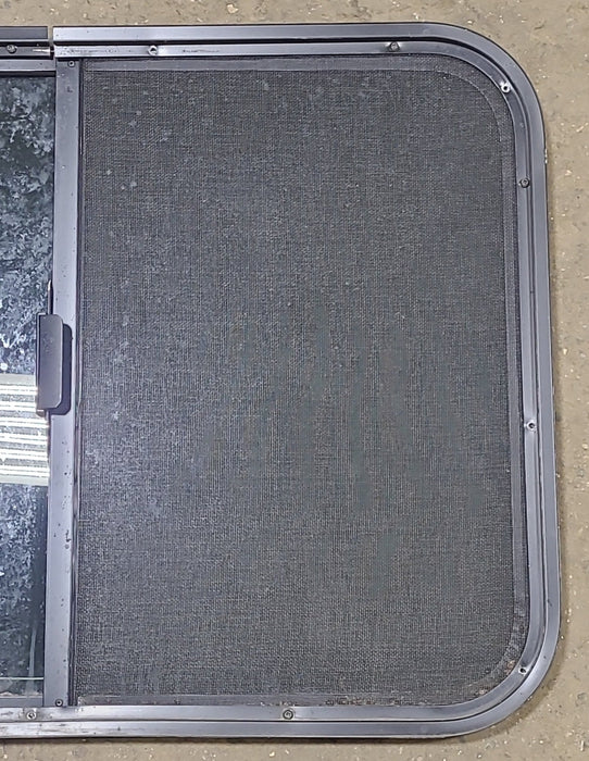 Black Radius Opening Window : 30 1/4" W X 21 3/4" H X 1" D