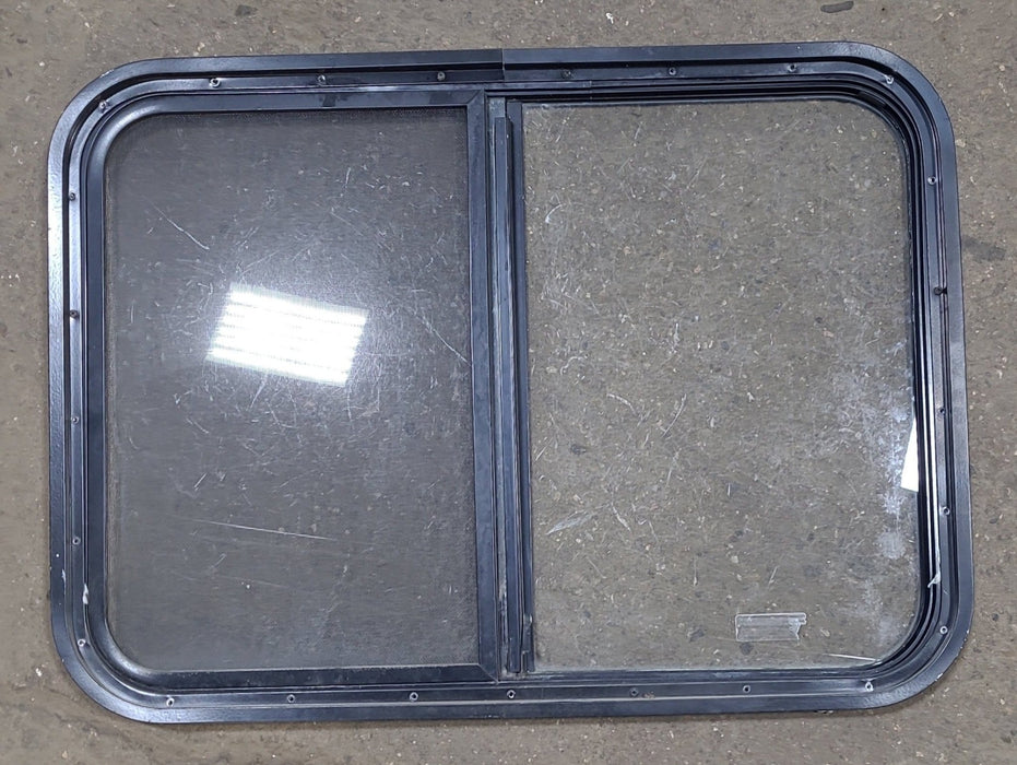 Black Radius Opening Window : 33 1/2" W X 22" H X 2" D