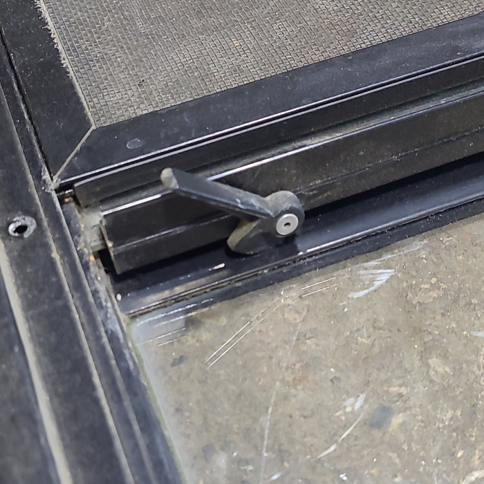 Black Radius Opening Window : 33 1/2" W X 22" H X 2" D