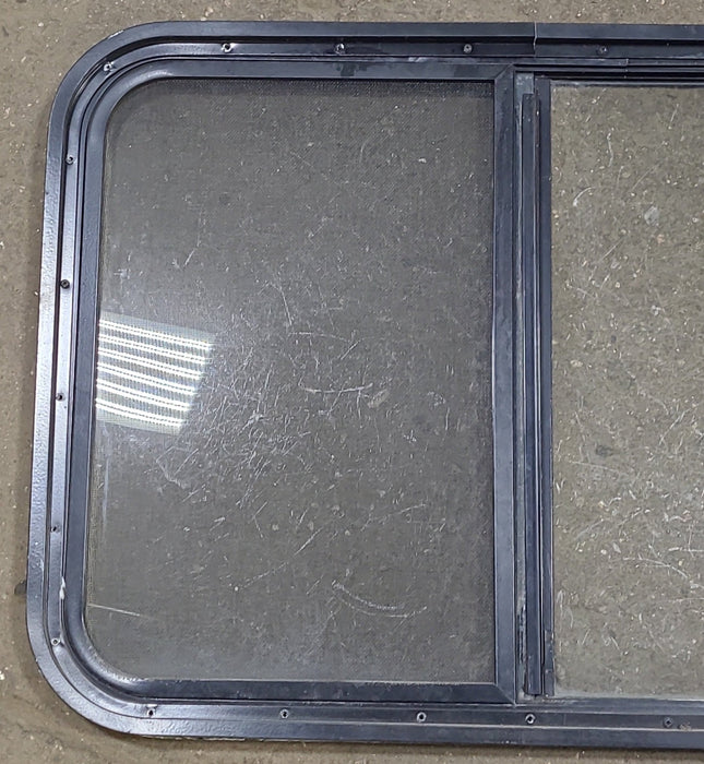 Black Radius Opening Window : 33 1/2" W X 22" H X 2" D