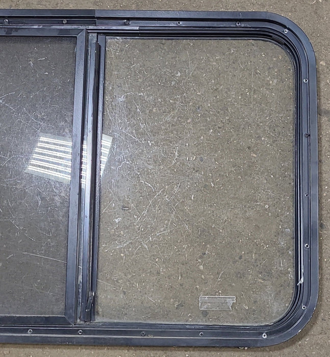 Black Radius Opening Window : 33 1/2" W X 22" H X 2" D