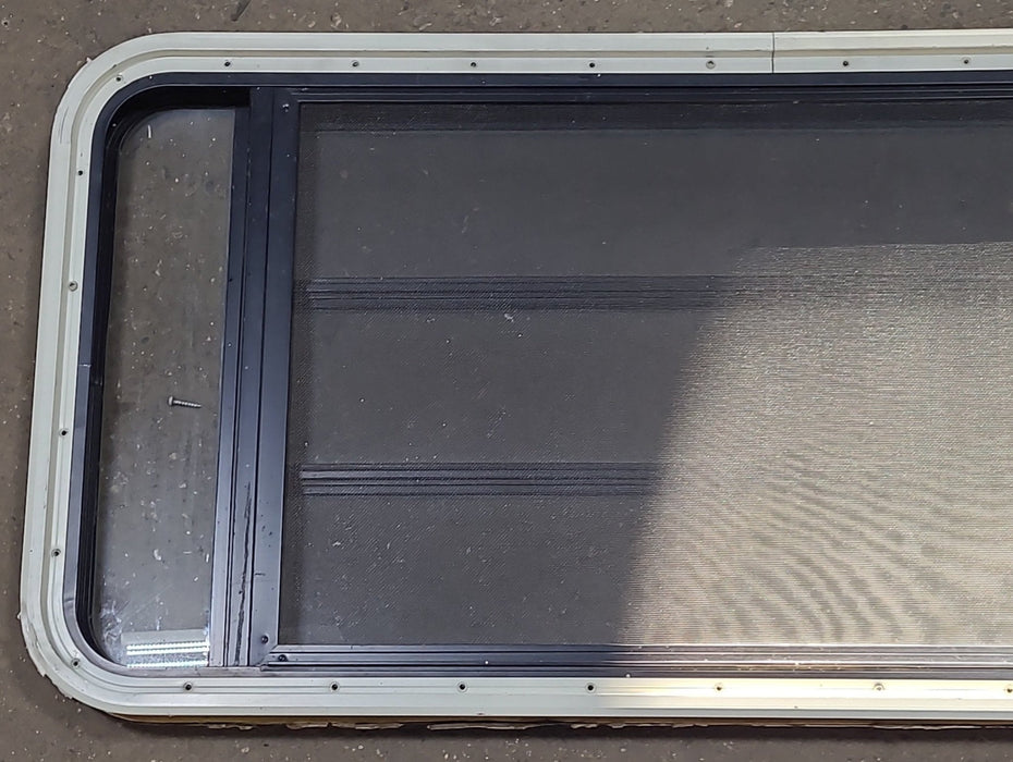 Black Radius Opening Window : 47 1/4" W X 21" H X 2" D