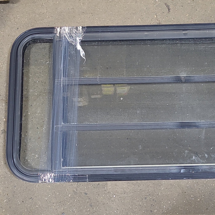 Black Radius Opening Window : 47" W X 21 1/2" H X 1 7/8" D