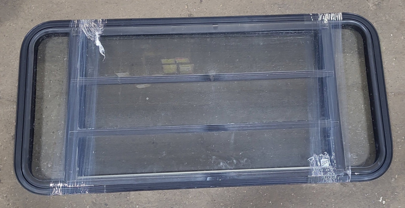 Black Radius Opening Window : 47" W X 21 1/2" H X 1 7/8" D