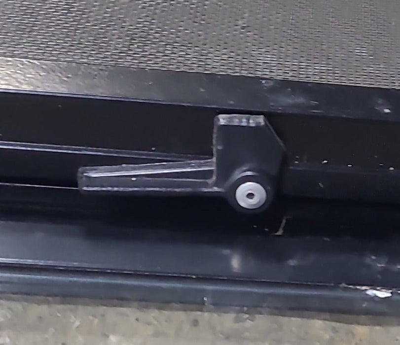 Black Radius Opening Window : 48 1/4" W x 25 3/4" H x 1 7/8" D