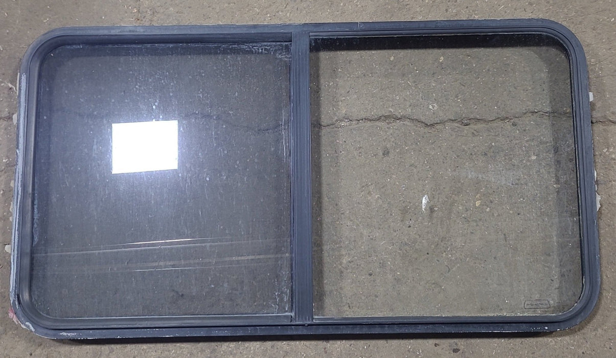 Black Radius Opening Window : 48 1/4" W x 25 3/4" H x 1 7/8" D