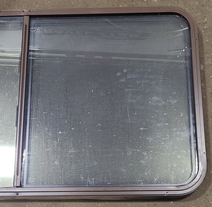 Black Radius Opening Window : 48 3/4" W x 26 1/2" H x 1 7/8" D