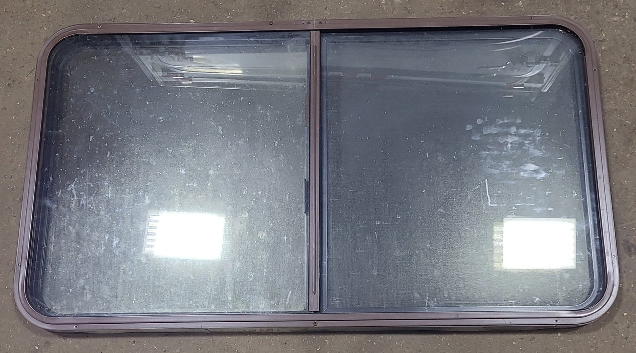 Black Radius Opening Window : 48 3/4" W x 26 1/2" H x 1 7/8" D
