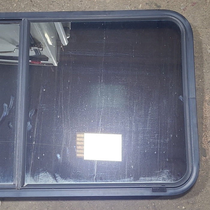 Black Radius Opening Window : 48 3/4" W x 26 1/2" H x 1 7/8" D