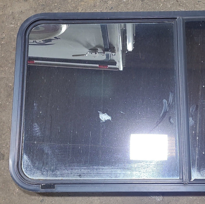 Black Radius Opening Window : 48 3/4" W x 26 1/2" H x 1 7/8" D
