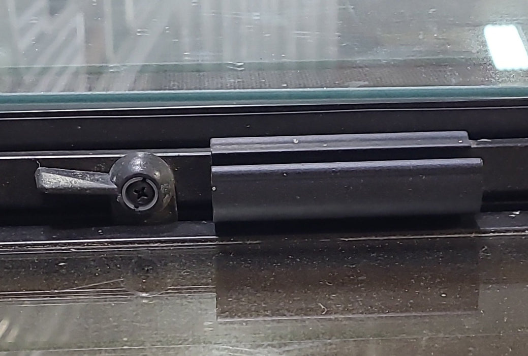 Black Radius Opening Window : 48 3/4" W x 26 1/2" H x 1 7/8" D