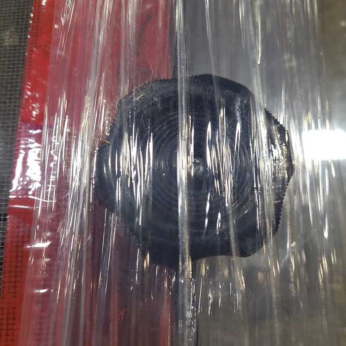 Black Radius Opening Window : 49 1/2" W x 23 1/2" H x 1 3/4" D