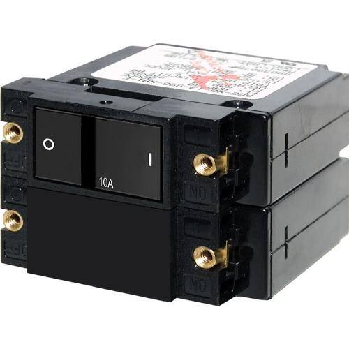 BLUE SEA A Series Circuit Breaker - 10 Amps/120/240 Volt AC/32 Volt DC - 7410-BSS