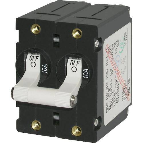 BLUE SEA A Series Circuit Breaker - 10 Amps/120/240 Volt AC/65 Volt DC - 7233 - BSS - Young Farts RV Parts