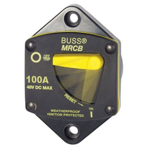 BLUE SEA Circuit Breaker - 187 Series; 100 Amps/ 48 Volts DC; Thermal Type - 7044 - BSS - Young Farts RV Parts