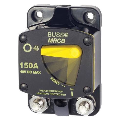 BLUE SEA Circuit Breaker - 187 Series; 150Amps/ 48 Volts DC; Thermal Type - 7148 - BSS - Young Farts RV Parts