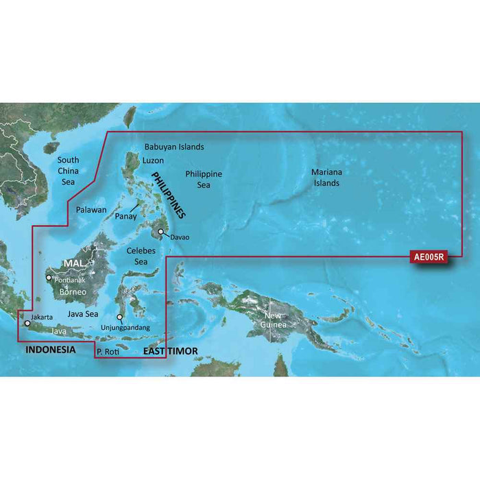BlueChart g2 HD - HXAE005R - Phillippines - Java - Mariana Islands - microSD /SD - Young Farts RV Parts