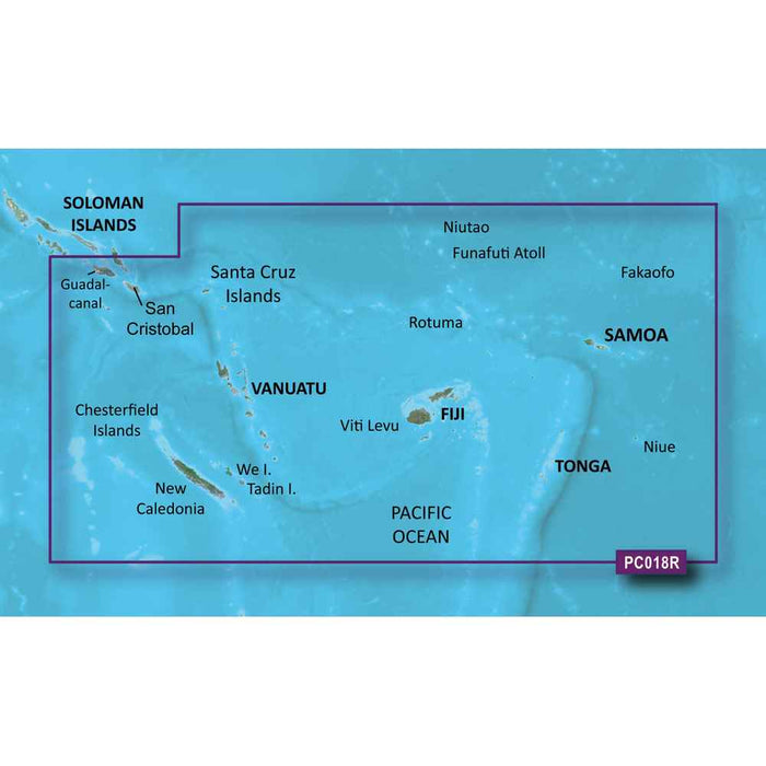 BlueChart g2 HD - HXPC018R - New Caledonia To Fiji - microSD /SD - Young Farts RV Parts