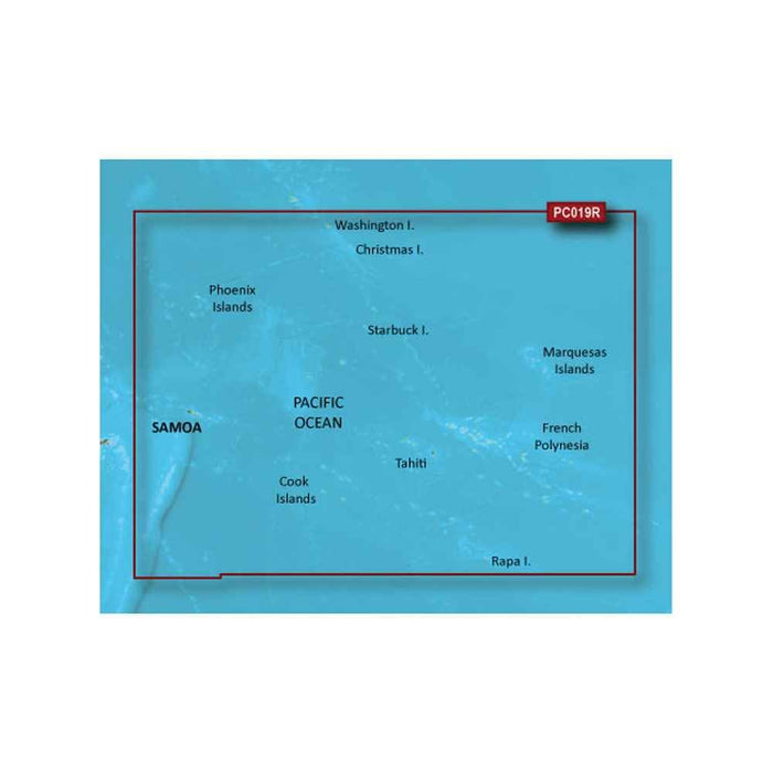 BlueChart g2 Vision HD - VPC019R - Polynesia - microSD /SD - Young Farts RV Parts