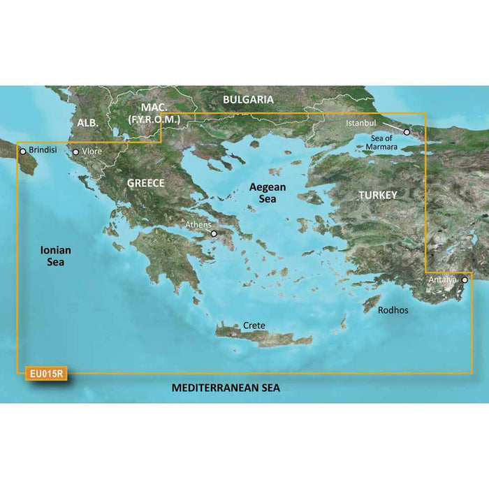 BlueChart g3 HD - HXEU015R Aegean Sea & Sea of Marmara - microSD /SD - Young Farts RV Parts
