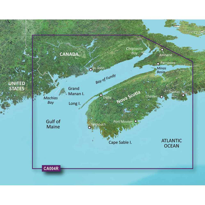 BlueChart g3 Vision HD - VCA004R - Bay of Fundy - microSD /SD - Young Farts RV Parts