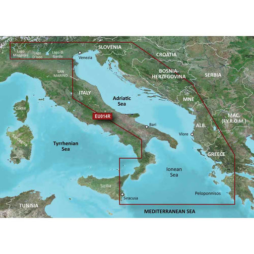 BlueChart g3 Vision HD - VEU014R - Italy, Adriatic Sea - microSD /SD - Young Farts RV Parts
