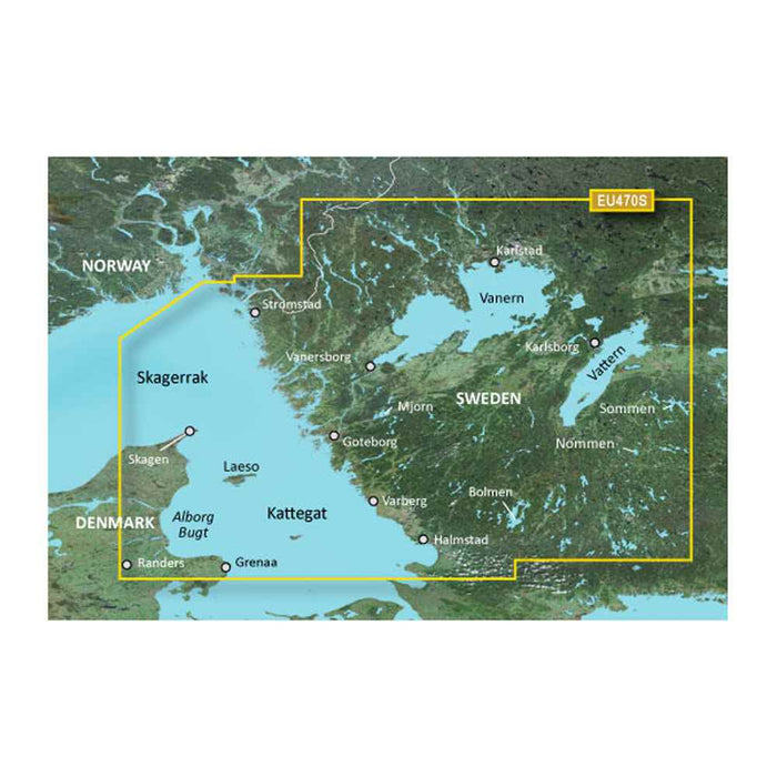 BlueChart g3 Vision HD - VEU470S - Stromstad to Halmstad - microSD /SD - Young Farts RV Parts