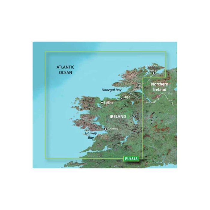 BlueChart g3 Vision HD - VEU484S - Ireland North - West - microSD /SD - Young Farts RV Parts