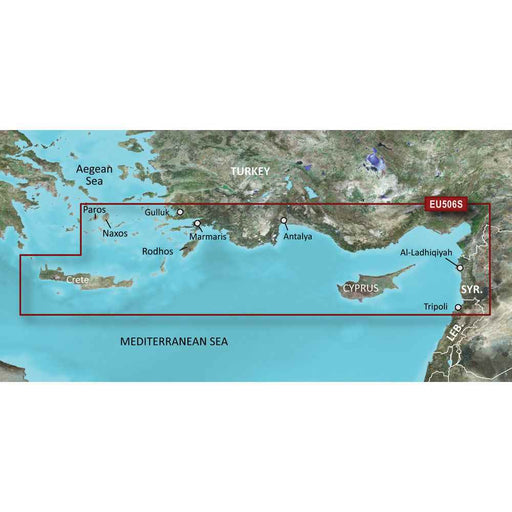 BlueChart g3 Vision HD - VEU506S - Crete To Cyprus - microSD /SD - Young Farts RV Parts