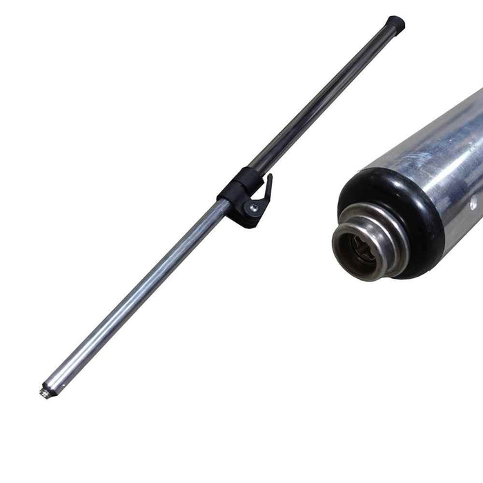 Boat Cover Adjustable Support Pole w/Snap & Vinyl End - Young Farts RV Parts