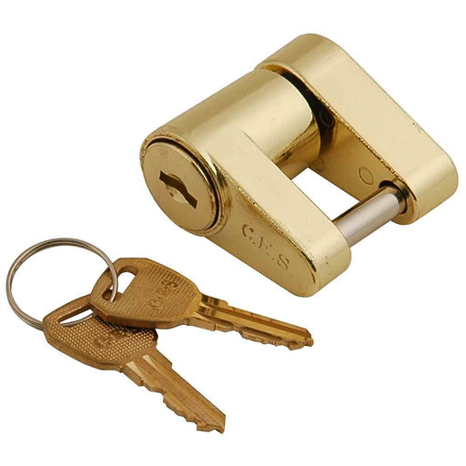 Brass Coupler Lock - Young Farts RV Parts