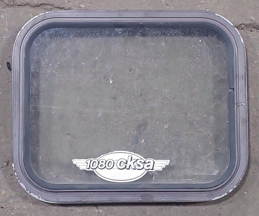 Brown Radius Non Opening Window : 18" W x 14 1/2" H X 1 5/8" D