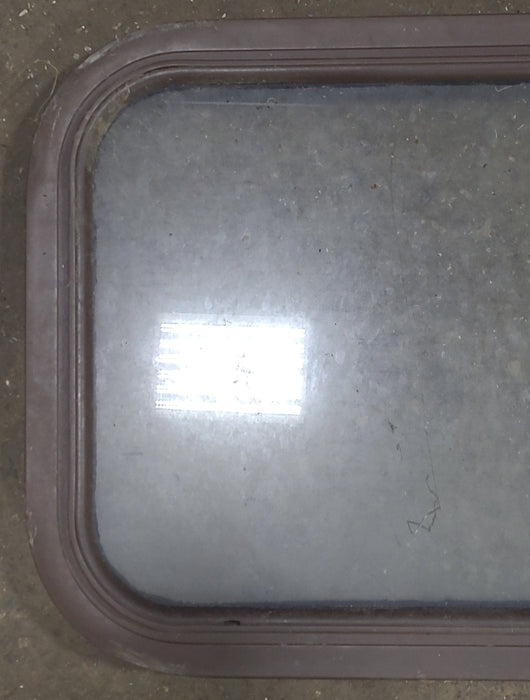 Brown Radius Non Opening Window : 72 1/4" W X 15" H X 1" D