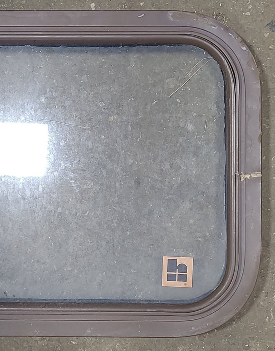 Brown Radius Non Opening Window : 72 1/4" W X 15" H X 1" D