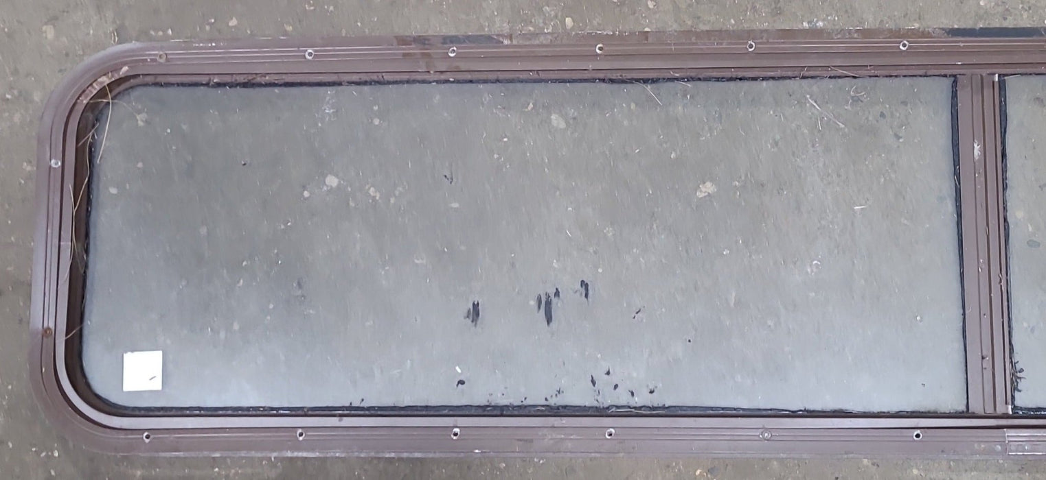Brown Radius Non Opening Window : 72 1/4" W X 15" H X 1" D