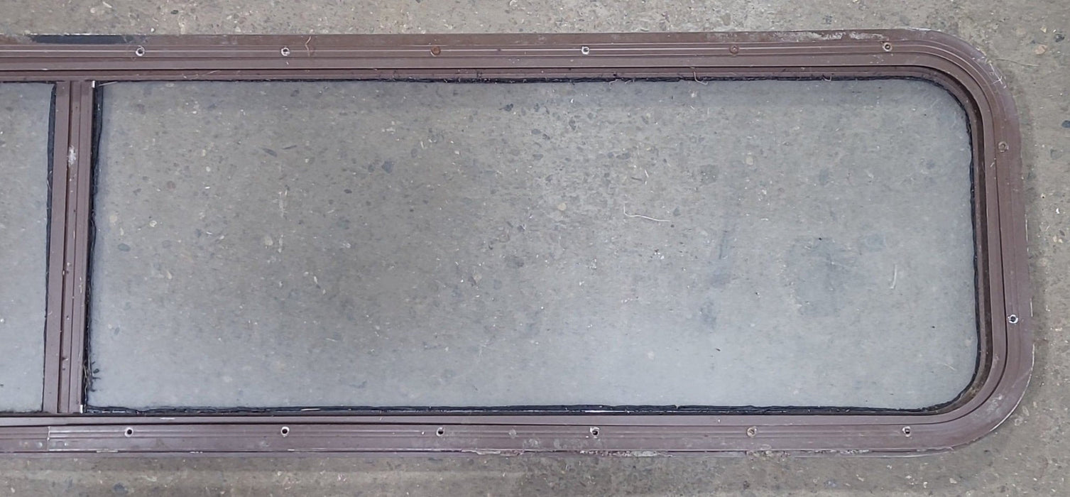 Brown Radius Non Opening Window : 72 1/4" W X 15" H X 1" D