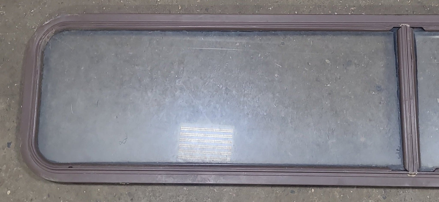 Brown Radius Non Opening Window : 72 1/4" W X 15" H X 1" D