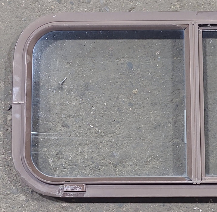 Brown Radius Opening Window : 30 1/4" W X 15" H X 1" D
