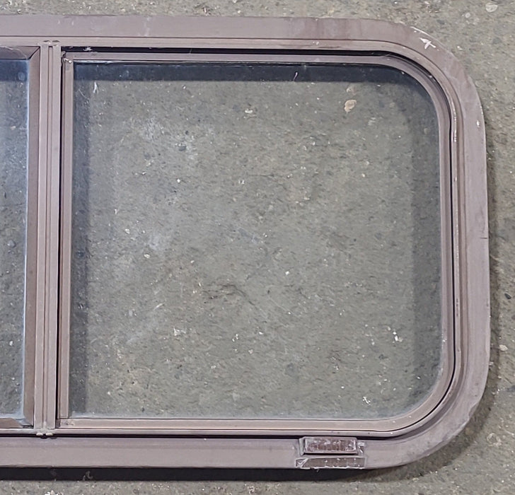 Brown Radius Opening Window : 30 1/4" W X 15" H X 1" D