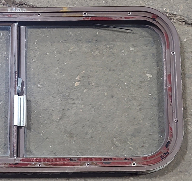 Brown Radius Opening Window : 30 1/4" W X 15" H X 1" D
